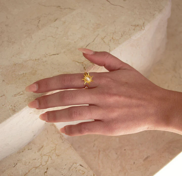 925 Ayar Gümüş Raya Döner Endişe Yüzüğü